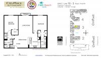 Unit 110 - 3A floor plan