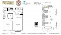 Unit PH14 - 4A floor plan