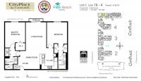 Unit PH19 - 4A floor plan