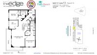 Unit 613 floor plan