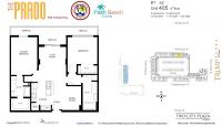 Unit 405 floor plan