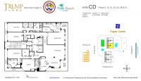 Unit 9CD floor plan