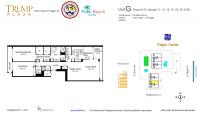 Unit 6G floor plan