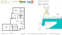 Unit 2709 Via Cipriani # 521B floor plan