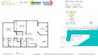 Unit 2709 Via Cipriani # 522A floor plan