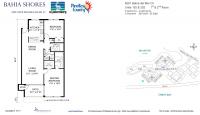 Unit 6291 Bahia Del Mar Cir # 102 floor plan