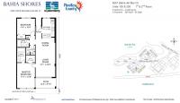 Unit 6291 Bahia Del Mar Cir # 105 floor plan