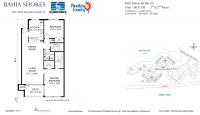 Unit 6291 Bahia Del Mar Cir # 106 floor plan