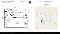 Unit 305 S Villa San Marco Dr # 1-105 floor plan
