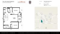 Unit 405 S Villa San Marco Dr # 2-205 floor plan