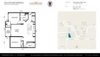 Unit 405 S Villa San Marco Dr # 2-206 floor plan