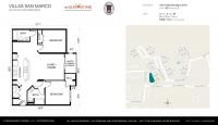 Unit 410 S Villa San Marco Dr # 8-203 floor plan