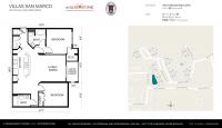 Unit 410 S Villa San Marco Dr # 8-205 floor plan